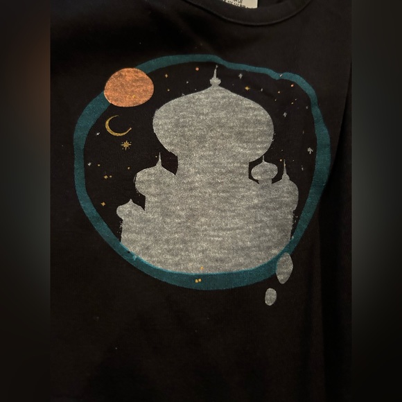 Disney Aladdin Jasmine 2pc Top & Button-down shirt matching set Girls 4 NWT - Picture 9 of 11